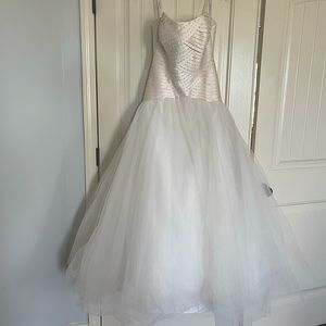 Wedding dress debutante dress a Mon Cheri Couture by Sabrina Story